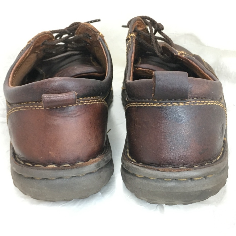 Born Brown Leather Lace-Up Derby Oxfords -8/39- - Picture 9 of 14